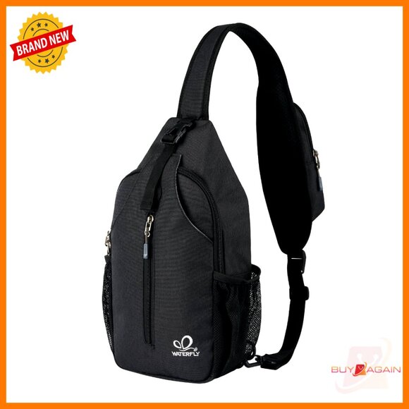 RFID Blocking Crossbody Sling Backpack Travel Hiking Daypack 6L Capacity